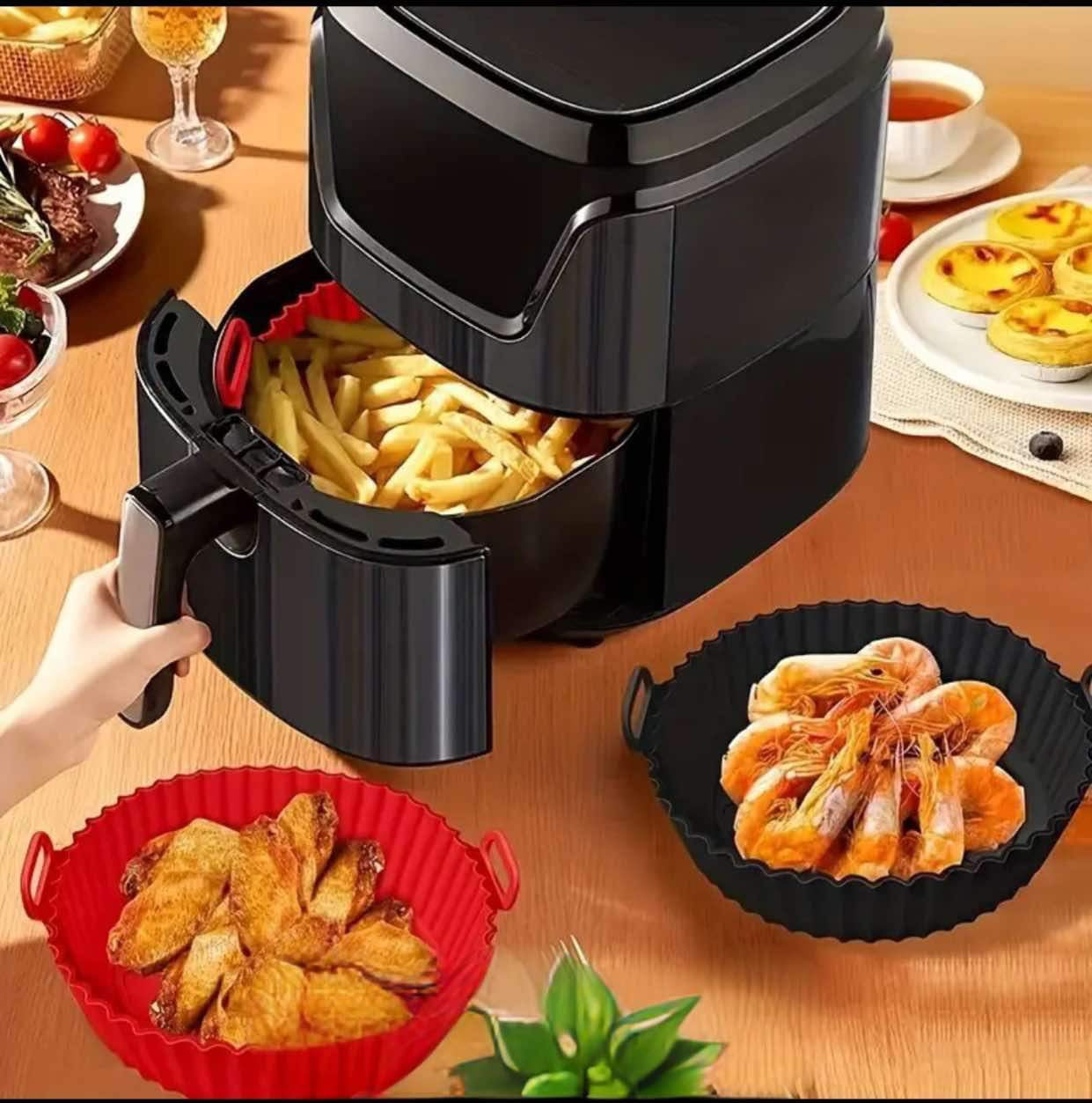 A Tăviță din silicon pentru air fryer